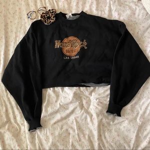 Vintage Leopard Hard Rock Cafe Sweatshirt